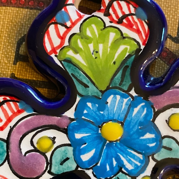 Cross Vintage Hand Painted Mexico EUC - Picture 2 of 10